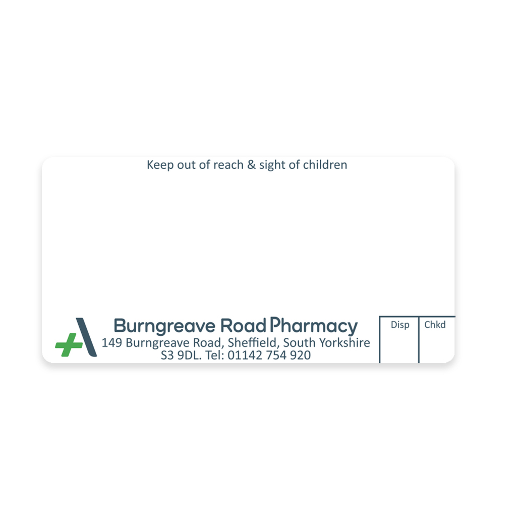 Allied Burngreave Dispensing Labels