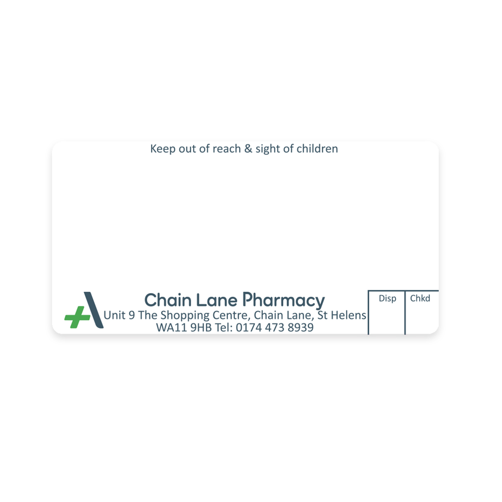 [AZEMT2682] Allied Chain Lane Pharmacy Labels