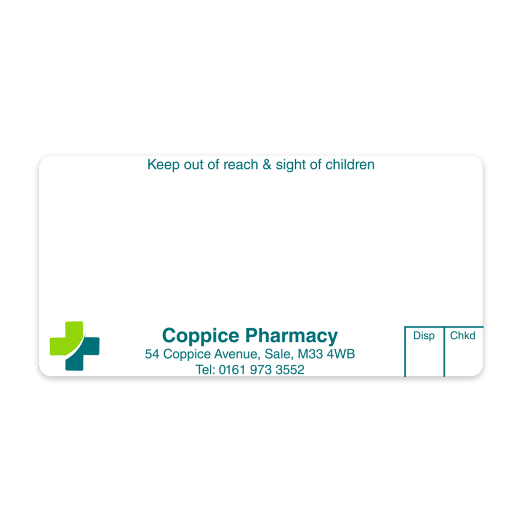 [AZEMT3817] Allied Coppice Dispensing Labels