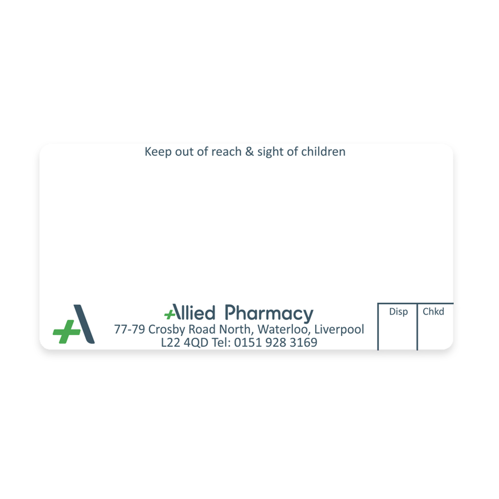 [AZEMT2687] Allied Crosby Road Pharmacy Labels