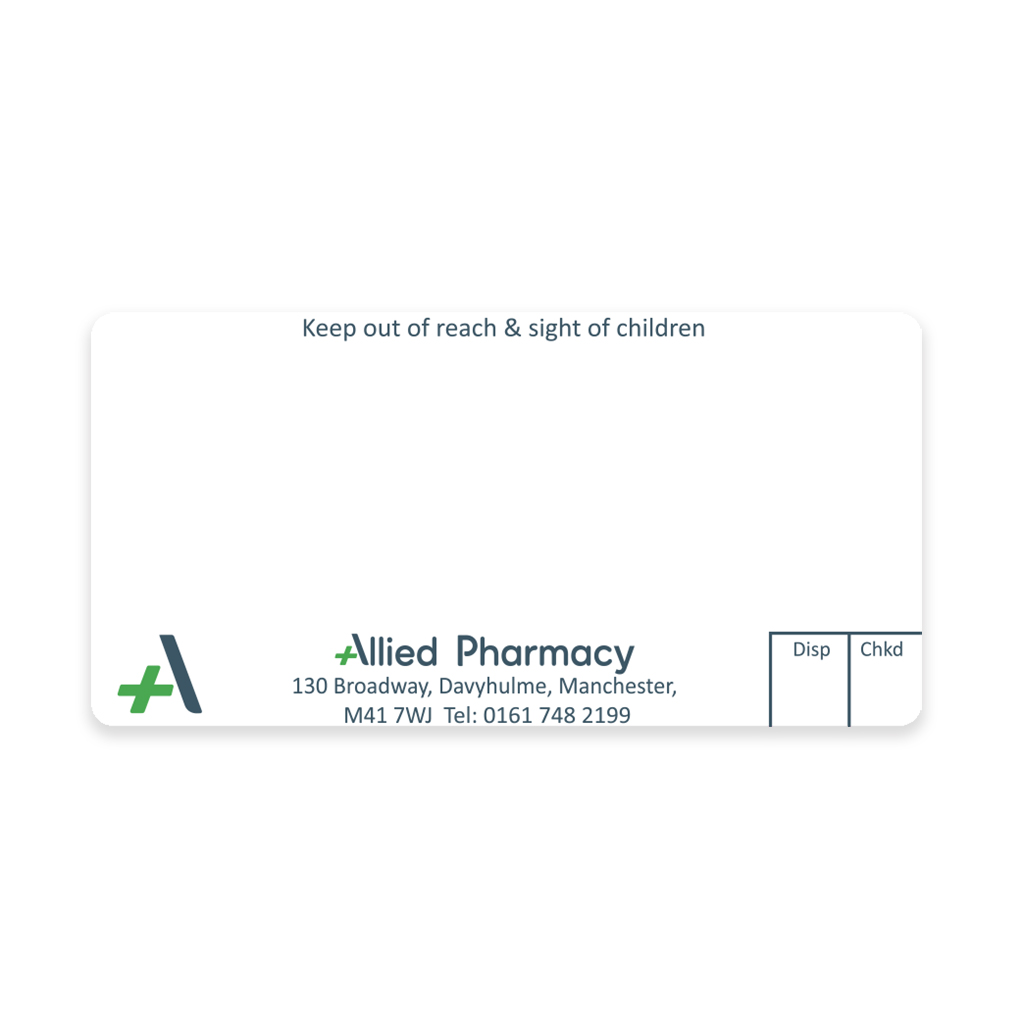 [AZEMT3347] Allied Davyhulme Dispensing Labels