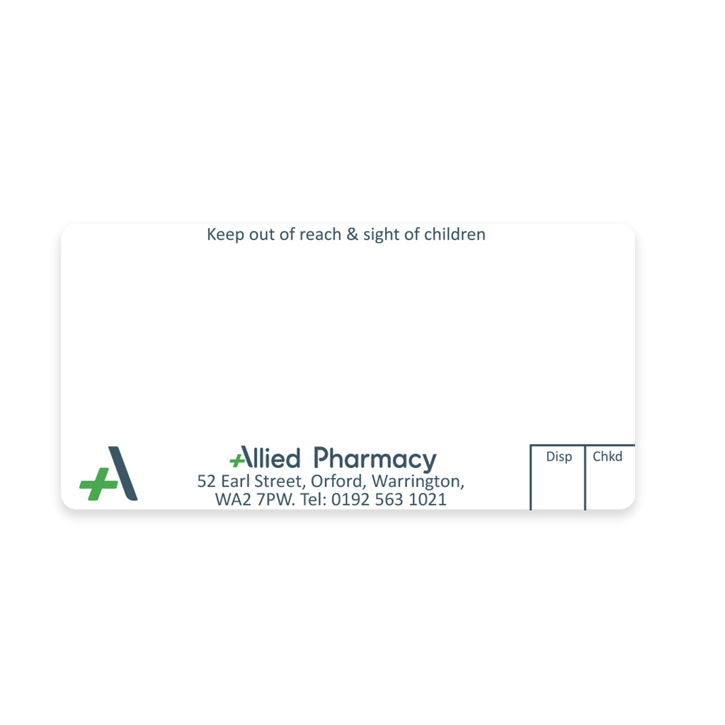 [AZEMT3056] Allied Earl Street Dispensing Labels