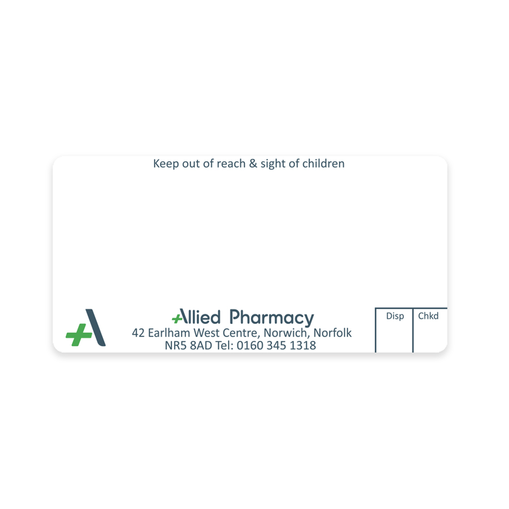[AZEMT3011] Allied Earlham West Dispensing Labels