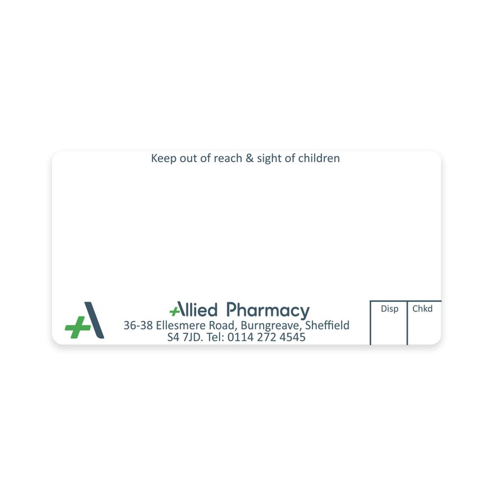 Allied Ellesmere Dispensing Labels