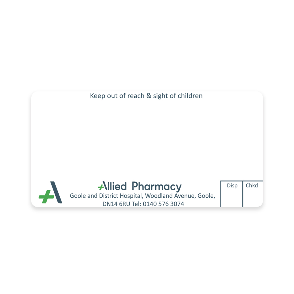 [AZEMT3582] Allied Goole Dispensing Labels