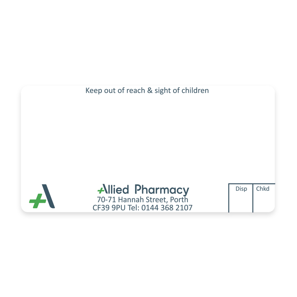 Allied Hannah St Pharmacy Labels