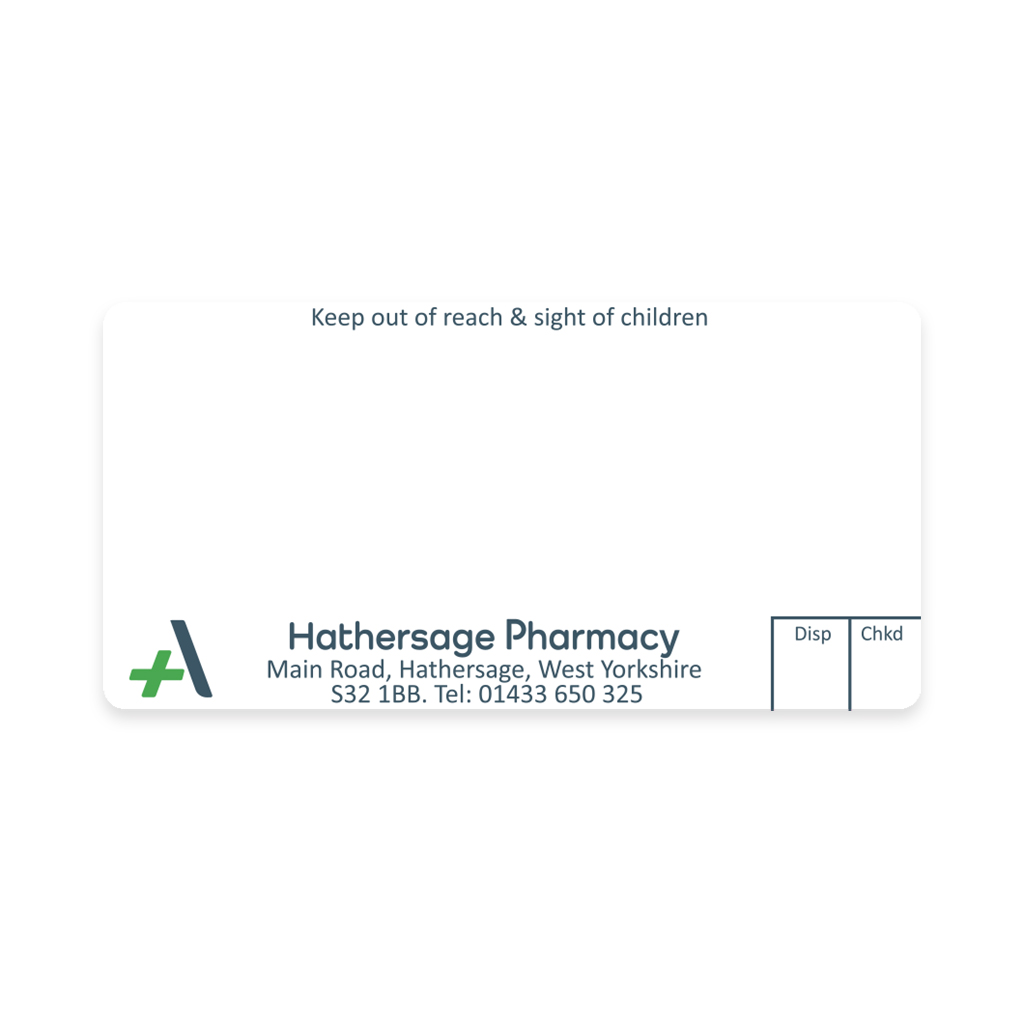 [AZEMT3001] Allied Hathersage Dispensing Labels
