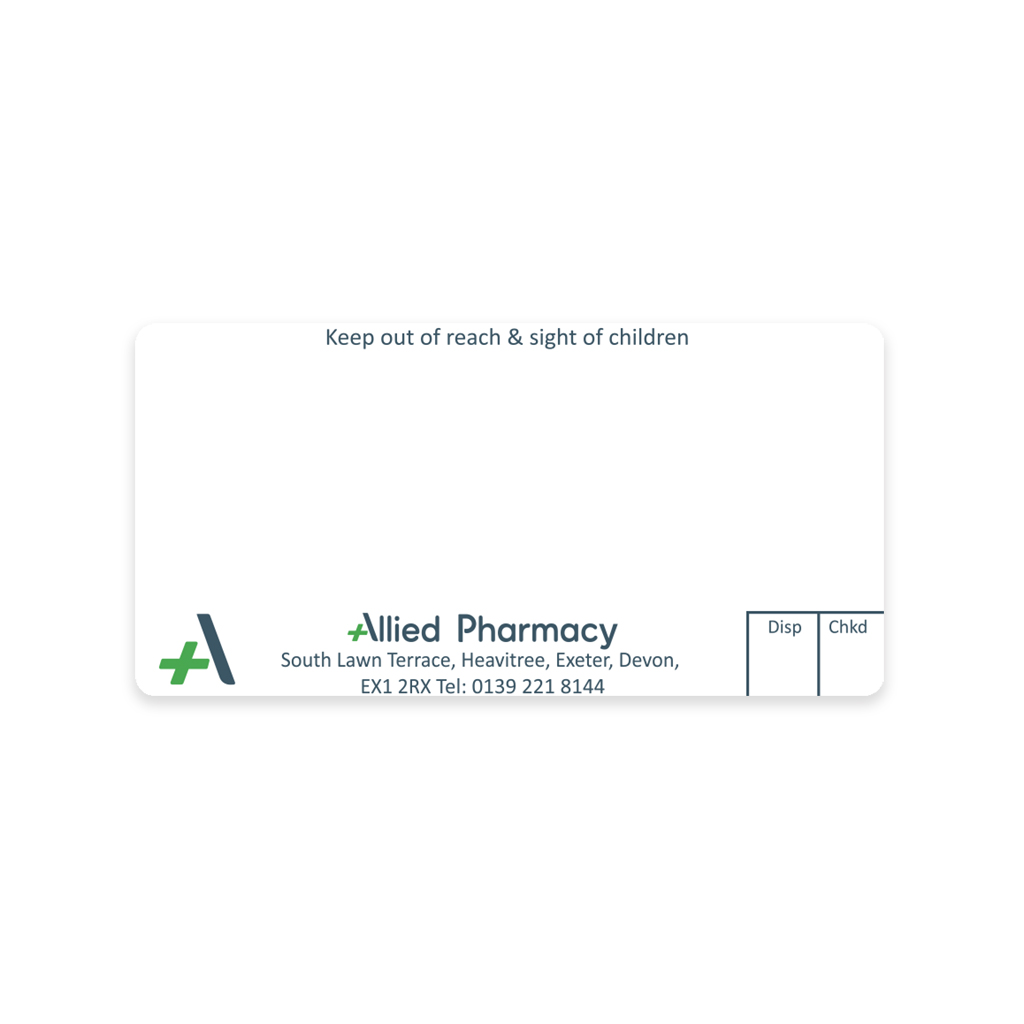 [AZEMT3404] Allied Heavitree Health Centre Labels