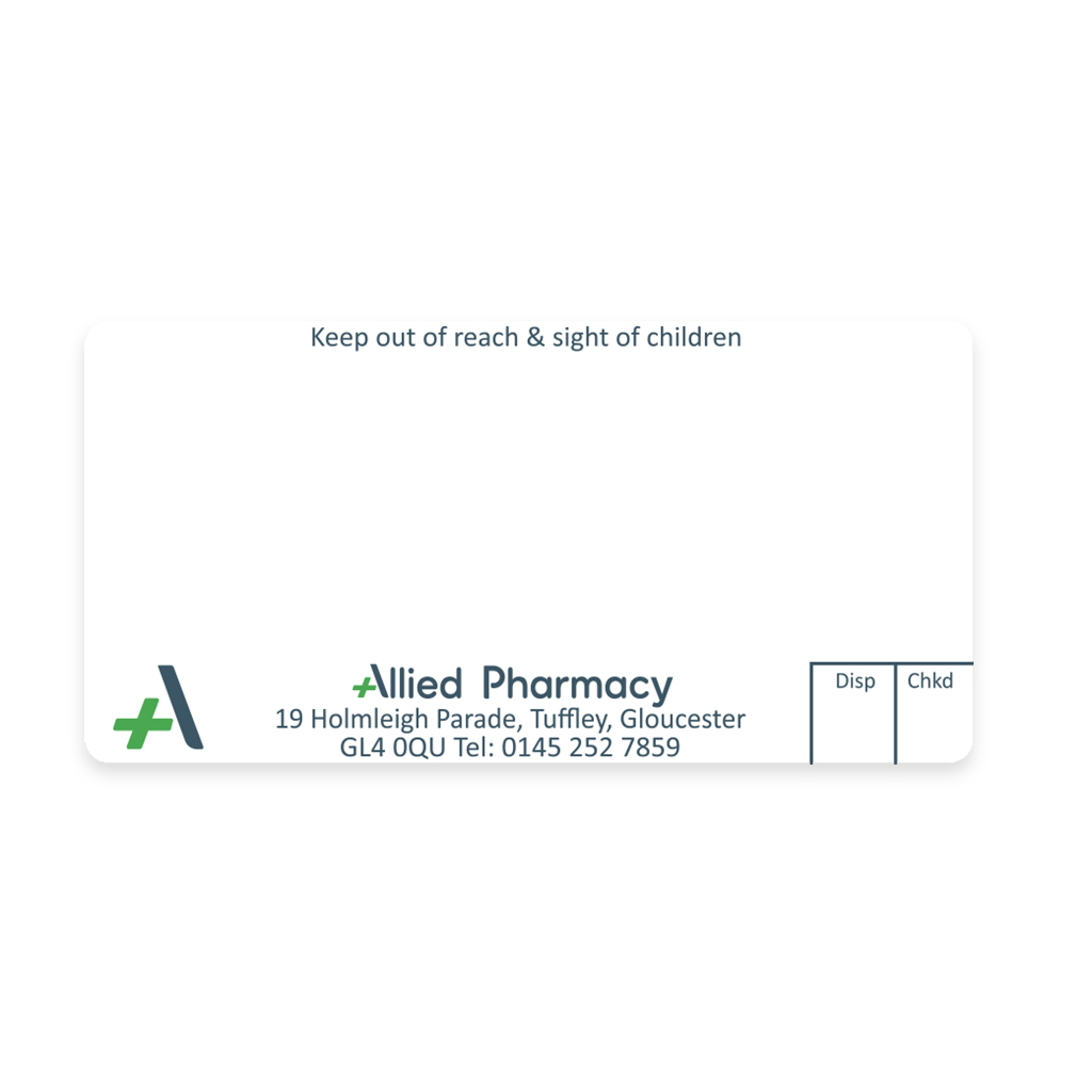 Allied Homleigh Rd Pharmacy Labels
