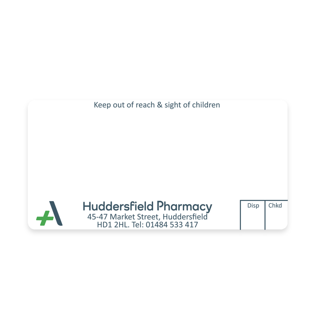 Allied Huddersfield Dispensing Labels