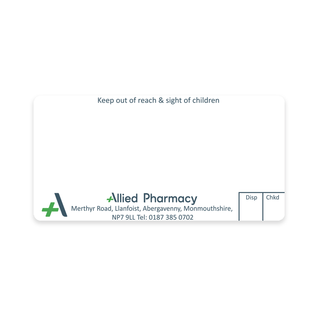 Allied Merthyr Road Pharmacy Labels