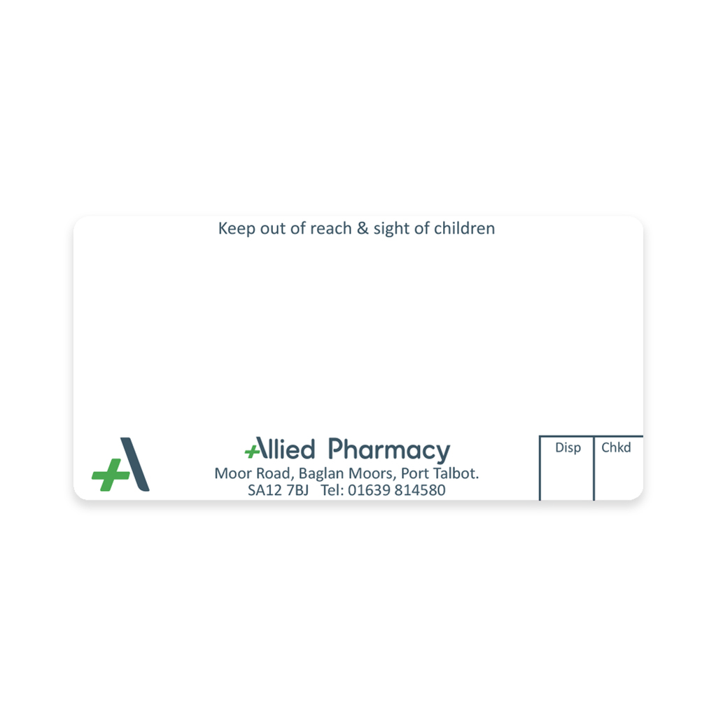 [AZEMT3683] Allied Moor Road Dispensing Labels