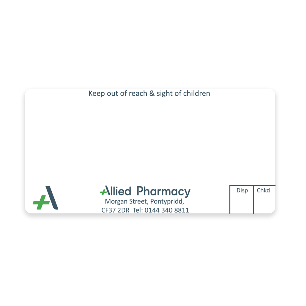 Allied Morgan St Dispensing Labels