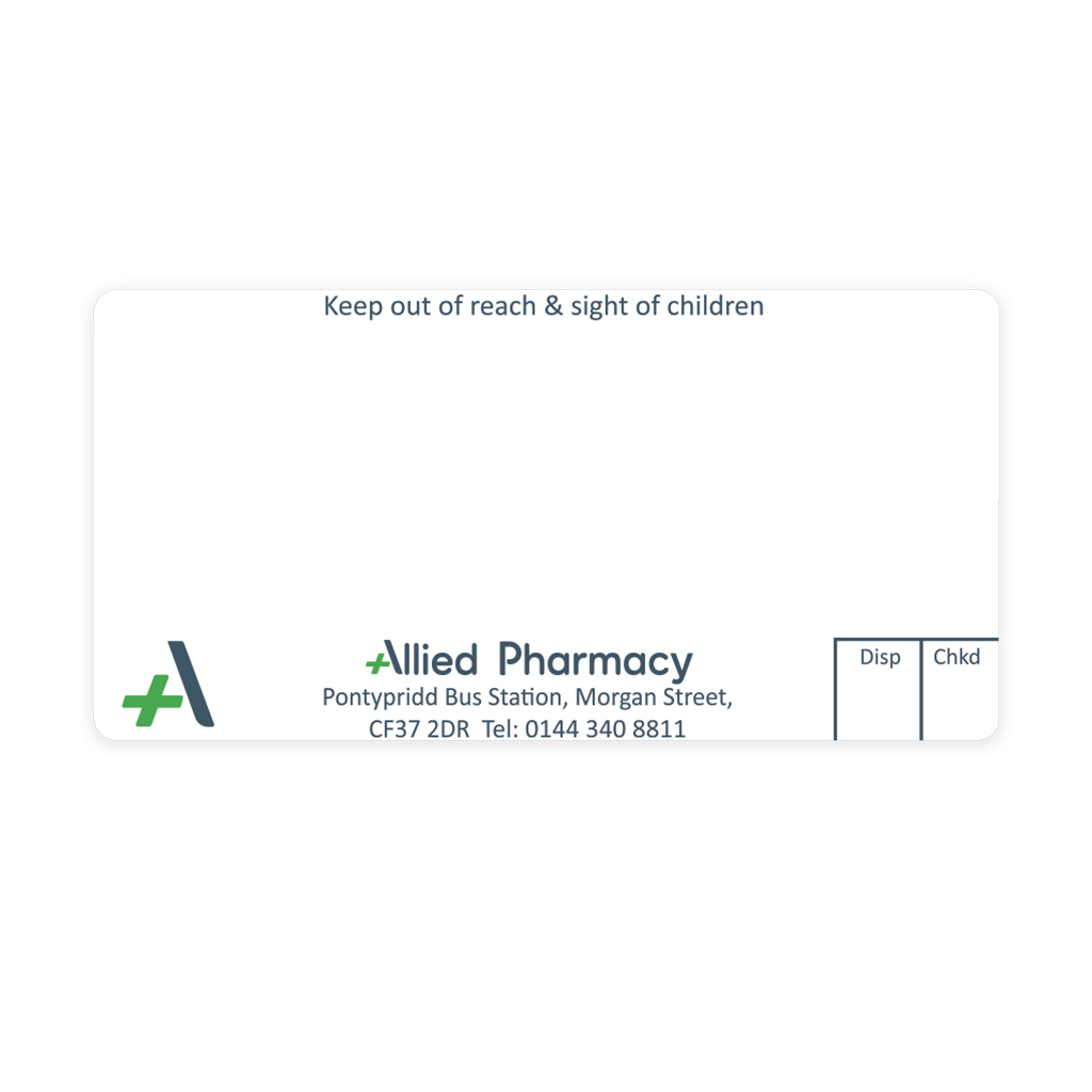 Allied Morgan St Pharmacy Labels