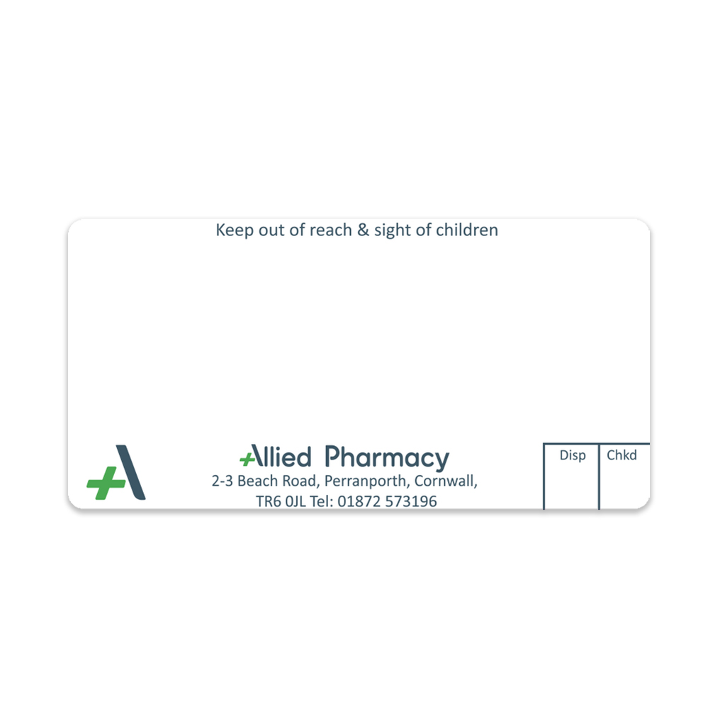 Allied Perranporth Dispensing Labels