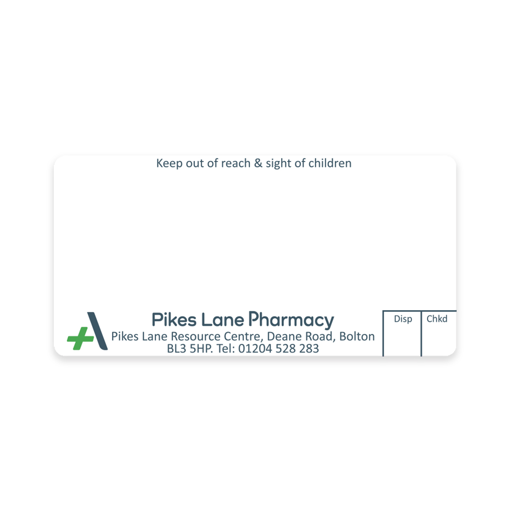 [AZEMT3076] Allied Pikes Lane Dispensing Labels