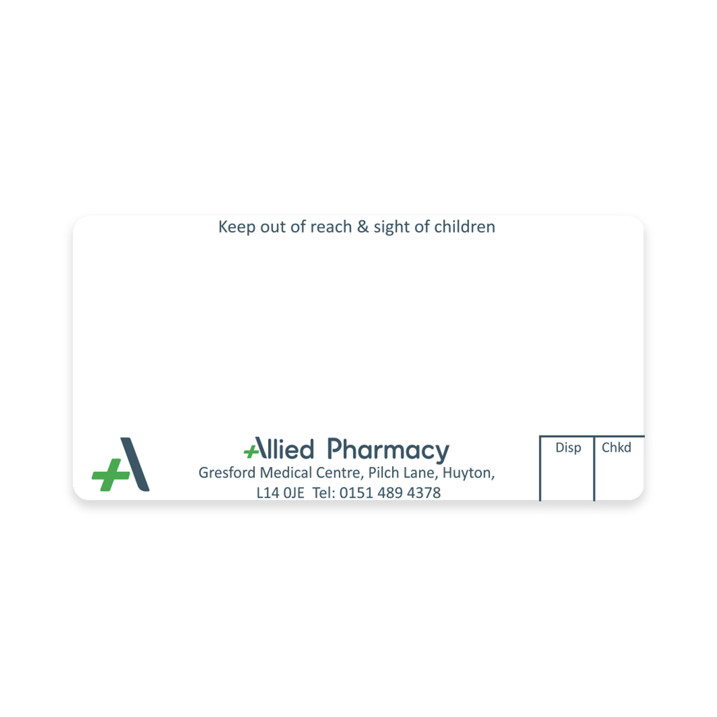[AZEMT3348] Allied Pilch Lane Dispensing Labels
