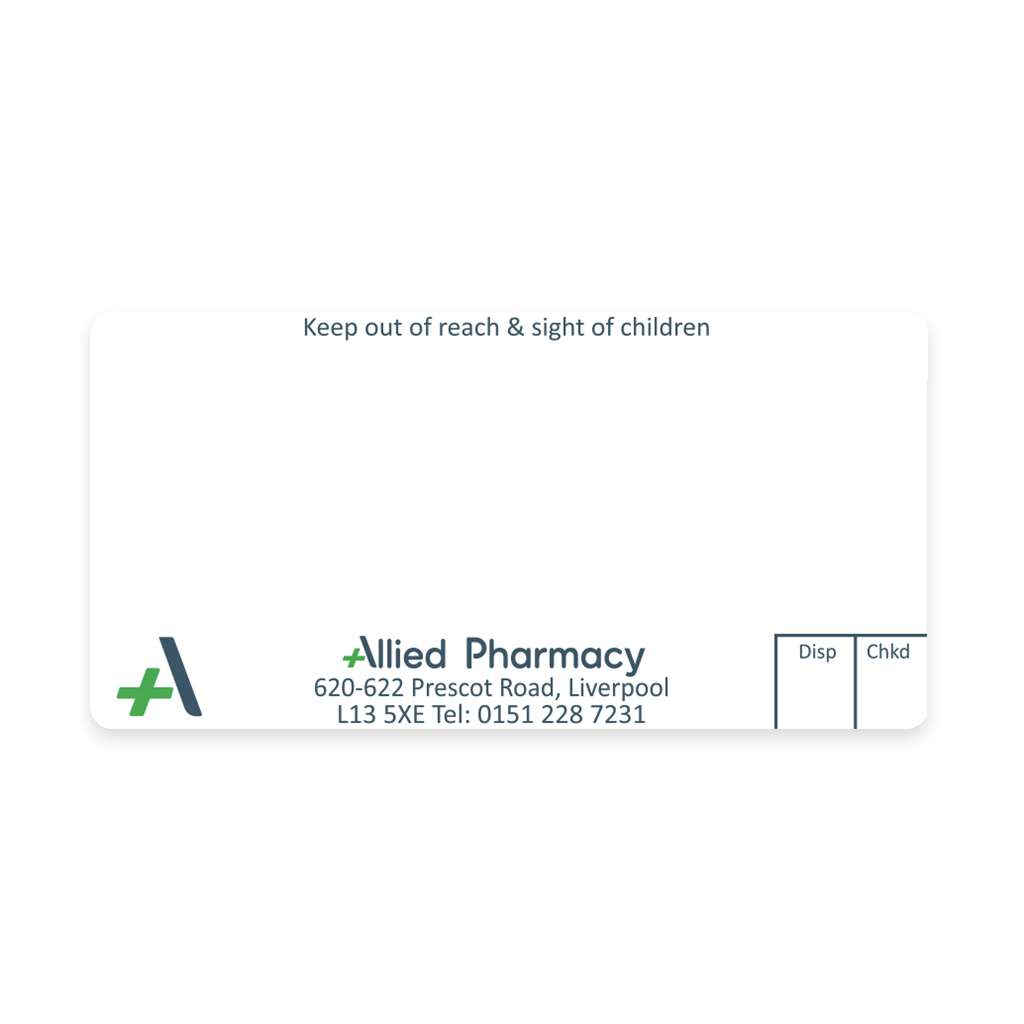 [AZEMT2980] Allied Prescot RD Pharmacy Labels