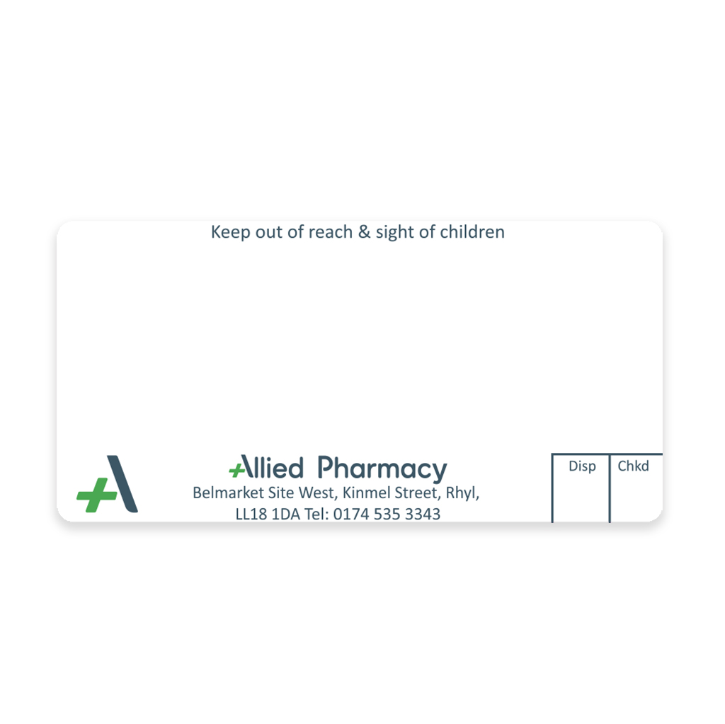 [AZEMT3406] Allied Rhyl Dispensing Labels