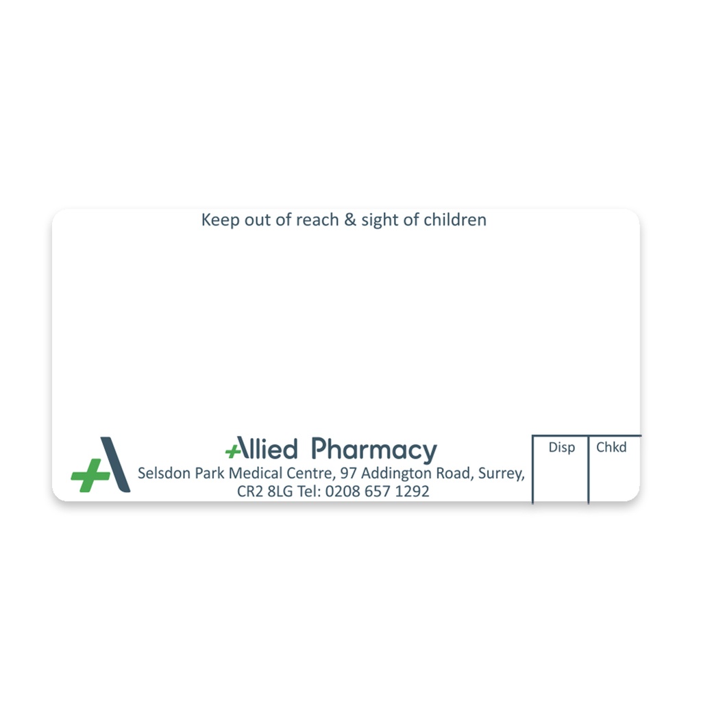 Allied Selsdon Dispensing Labels