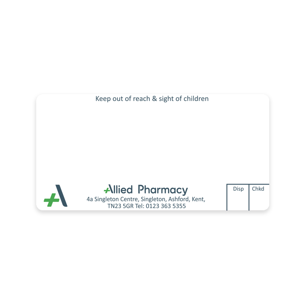 [AZEMT3691] Allied Singleton Dispensing Labels