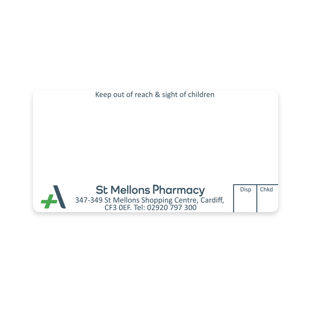 [AZEMT3041] Allied St Mellons Dispensing Labels