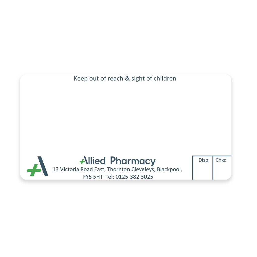 [AZEMT3346] Allied Victoria Rd Dispensing Labels