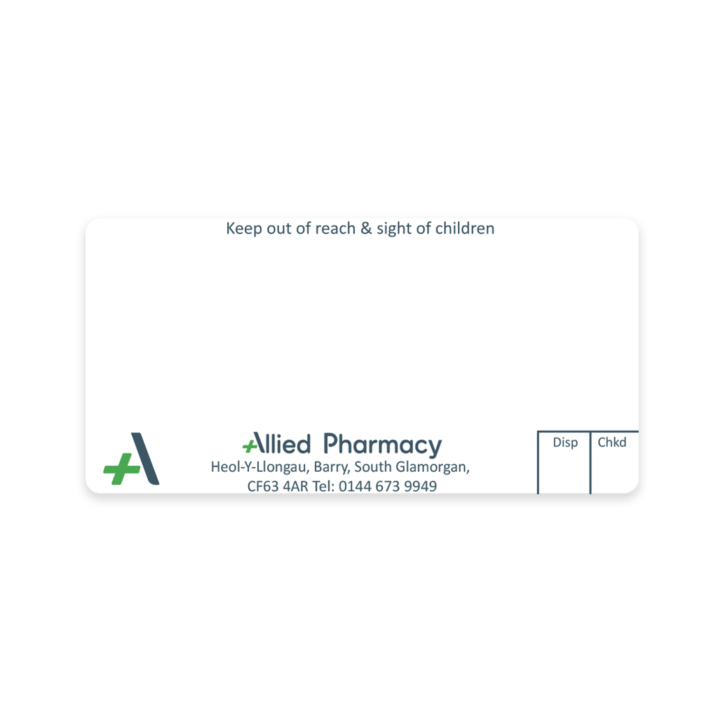 [AZEMT3141] Allied Waterfront Pharmacy Labels