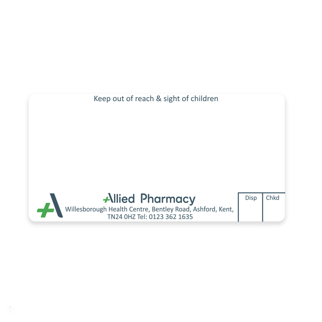 [AZEMT3692] Allied Willesborough Dispensing Labels