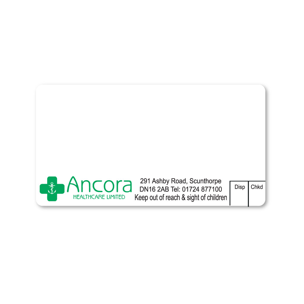 Ancora Healthcare Dispensing Labels