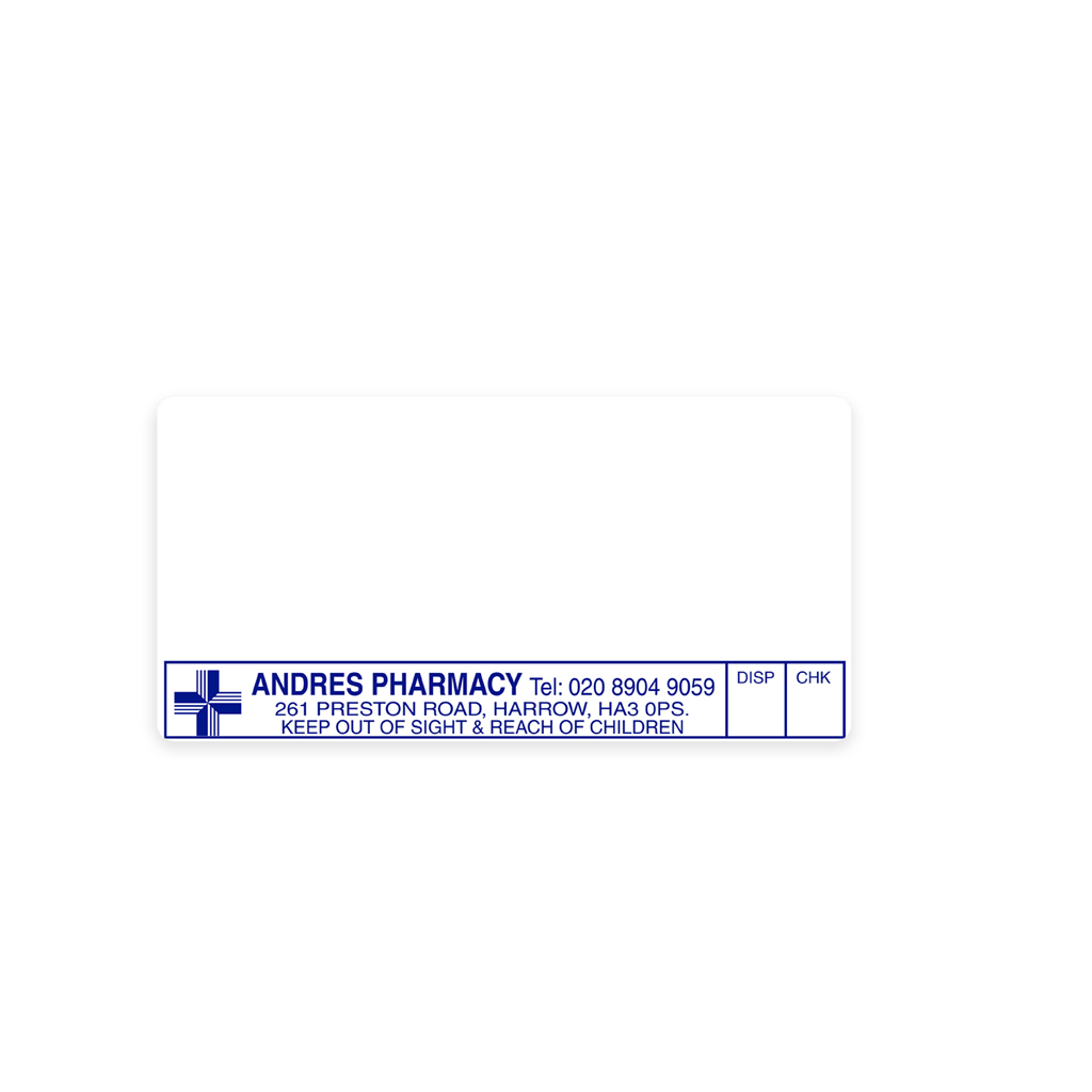 [EMT1656] Andres Pharmacy Dispensing Labels