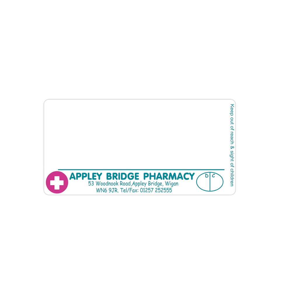 Appley Bridge Dispensing Labels