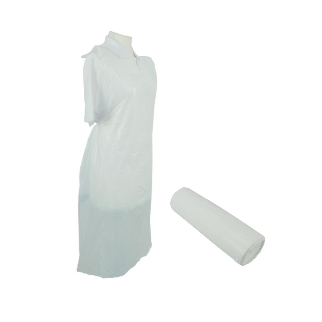 White Disposable Apron Roll – 1x200 Aprons