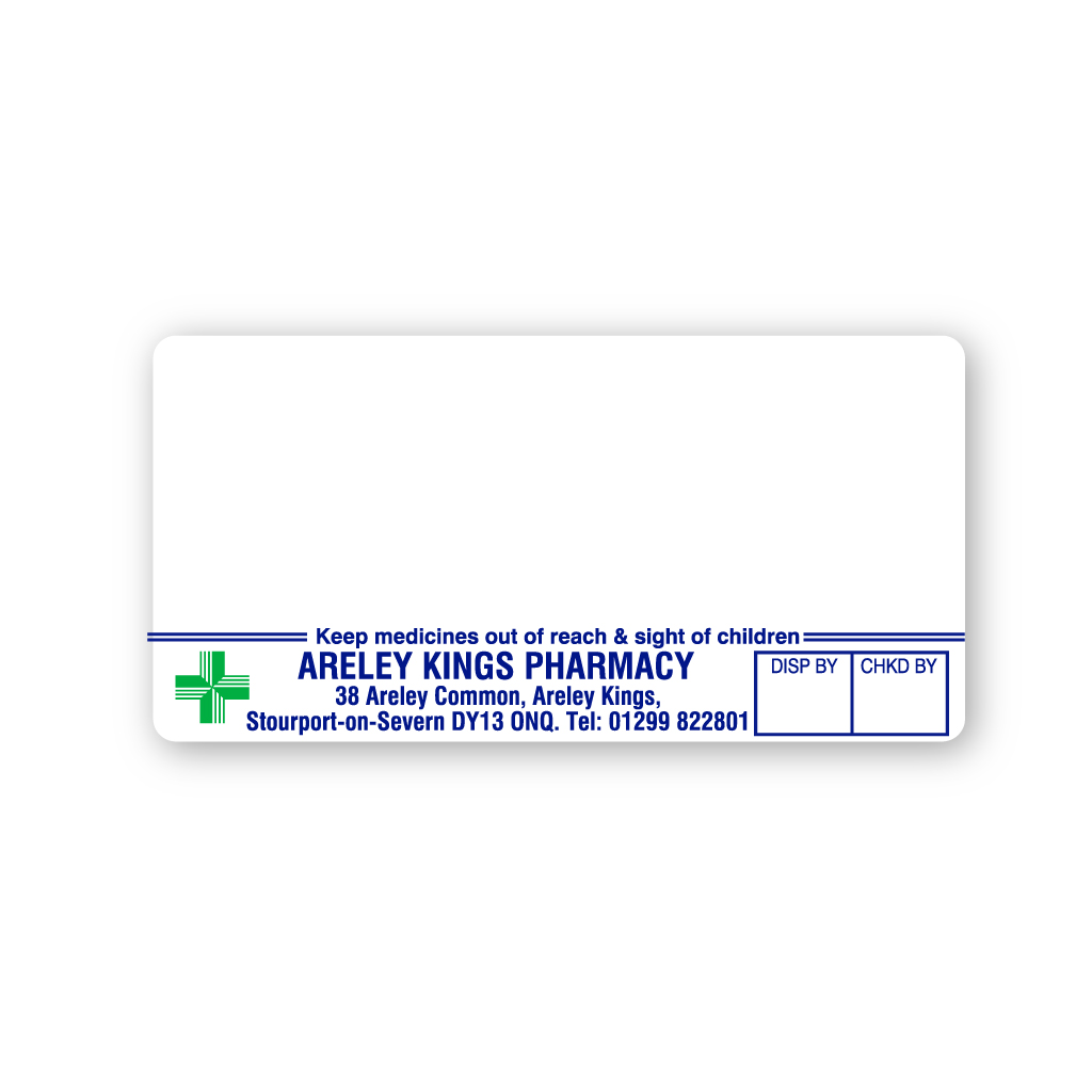 [AZEMT2508] Arley Kings Pharmacy Labels