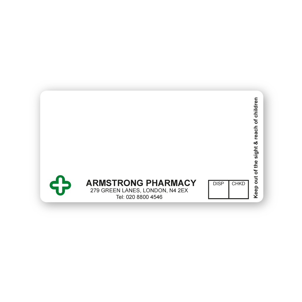 [AZEMT2868] Armstrong Pharmacy Labels