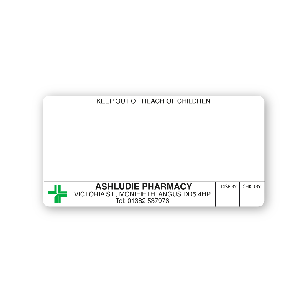 [EMT190B] Ashludie Pharmacy Labels