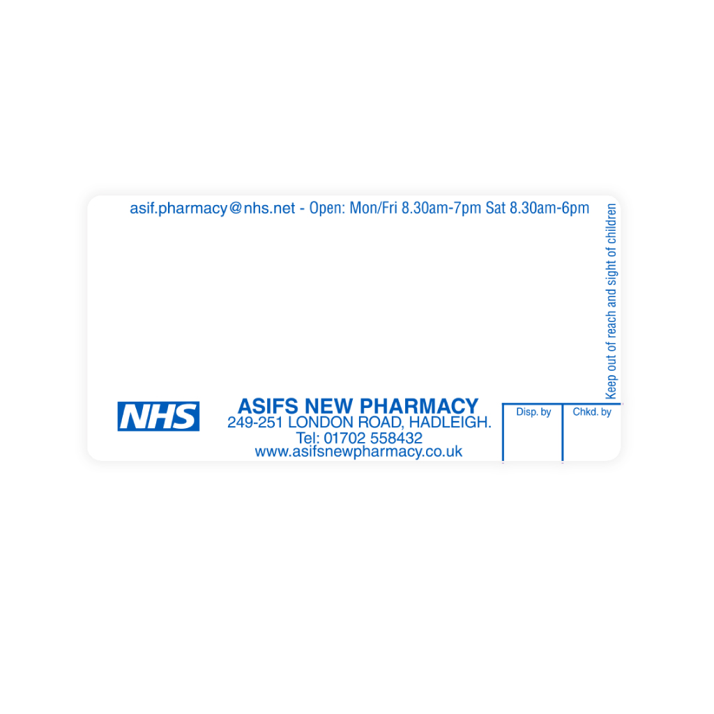 [AZEMT2264] Asifs New Pharmacy Labels 
