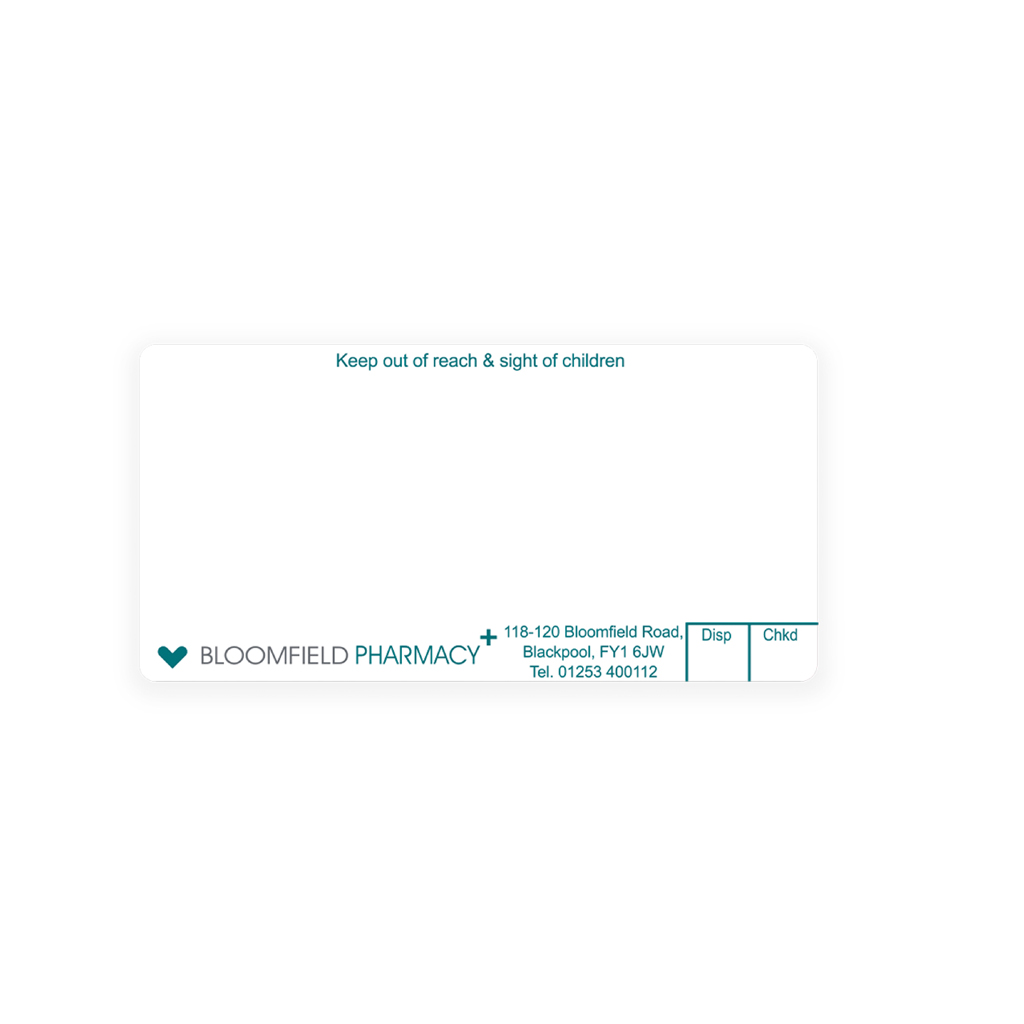 [AZEMT3219] Ascent Group   Bloomfield Pharmacy Labels