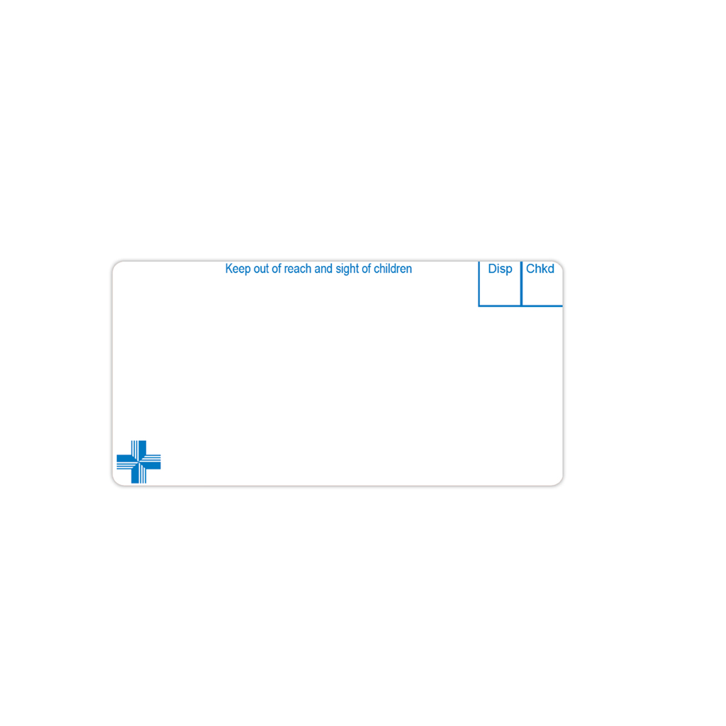 Blue Cross Pharmacy Dispensing Labels