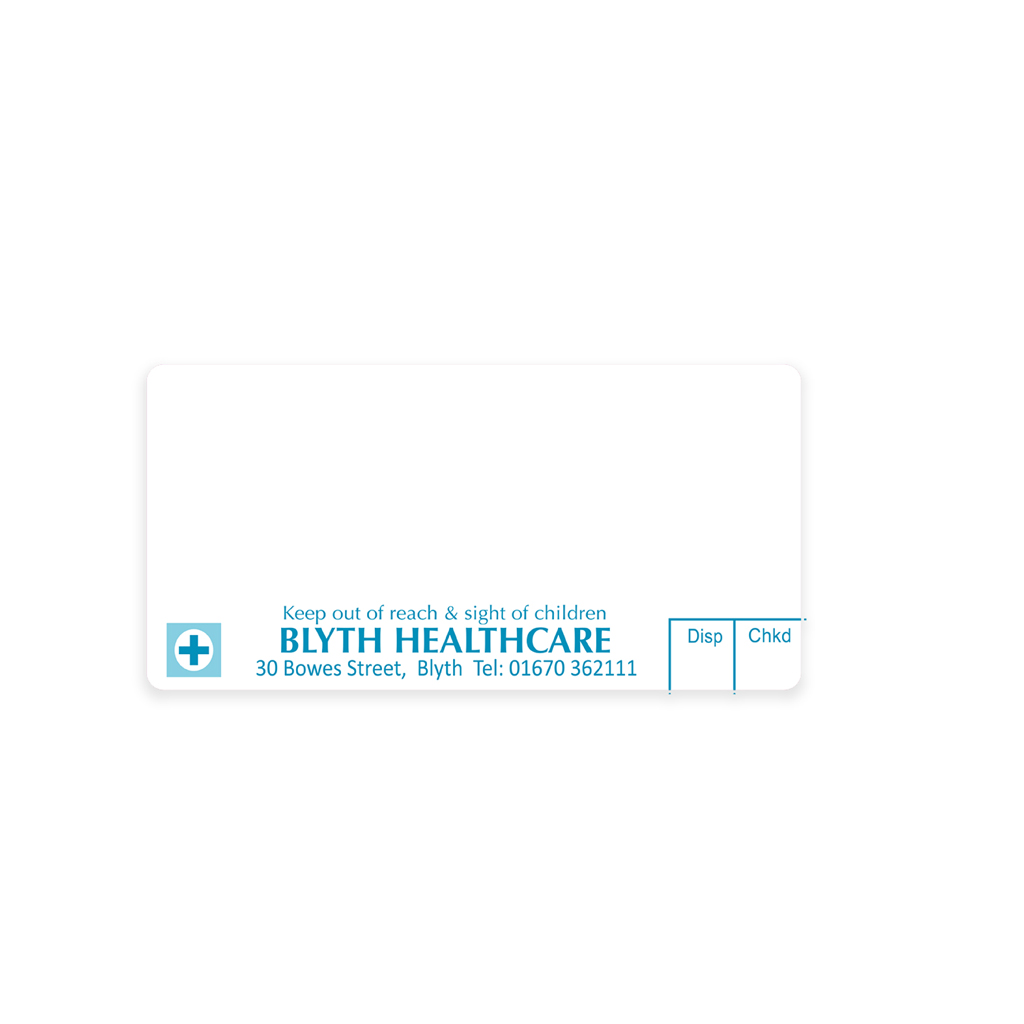[EMT1667] Blyth Pharmacy Dispensing Labels