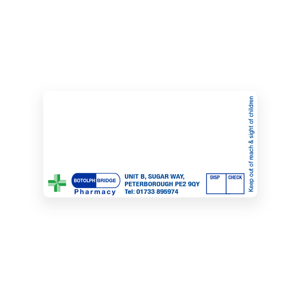 [EMT122B] Botolph Bridge Dispensing Labels