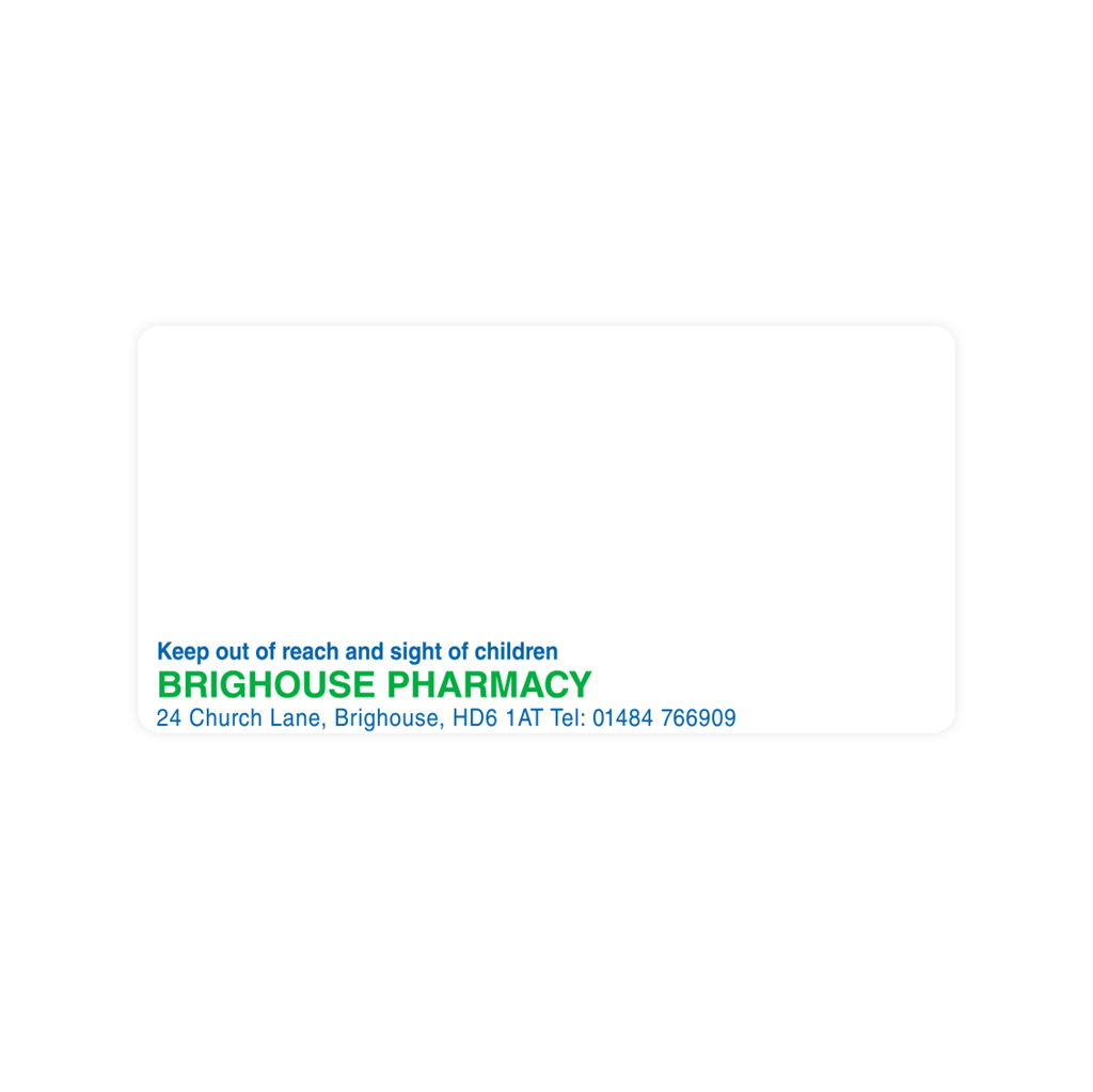 [AZEMT3856] Brighouse Pharmacy Labels