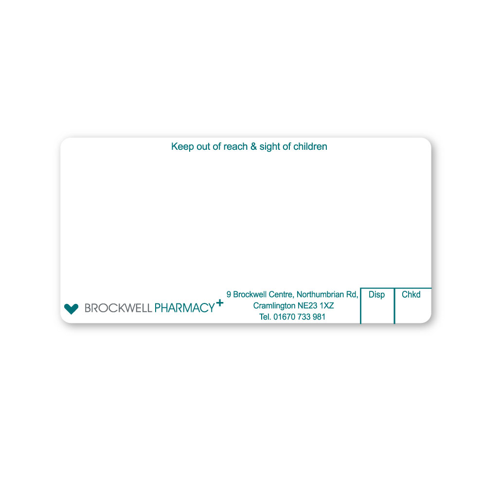 [AZEMT3430] Ascent Group   Brockwell Pharmacy Labels