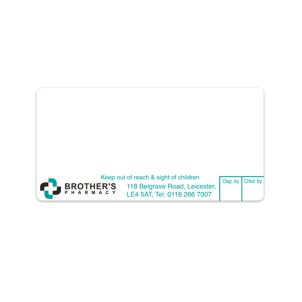 Saffron Group - Brother's Pharmacy Labels