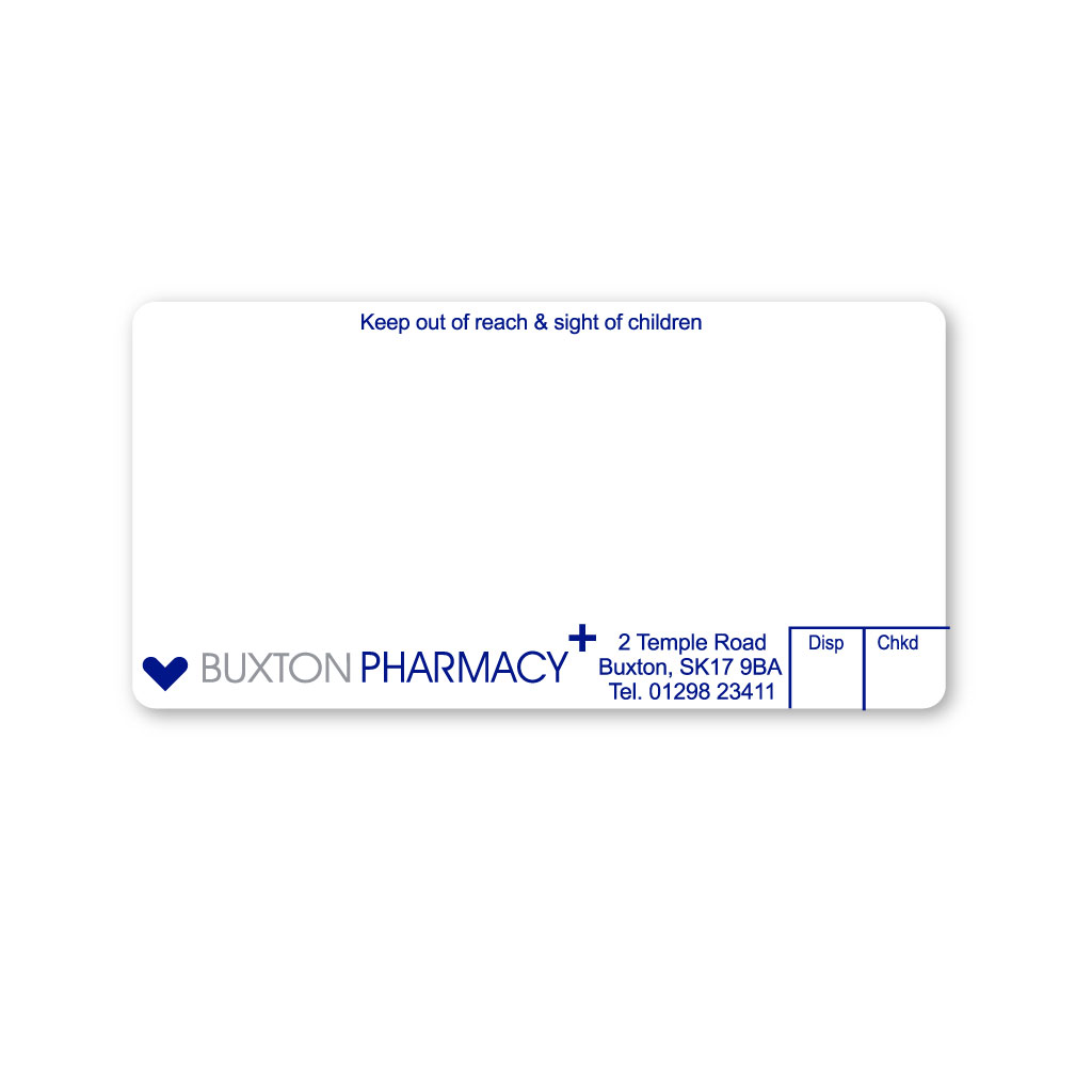 [AZEMT2959] Ascent Group   Buxton Pharmacy Labels 