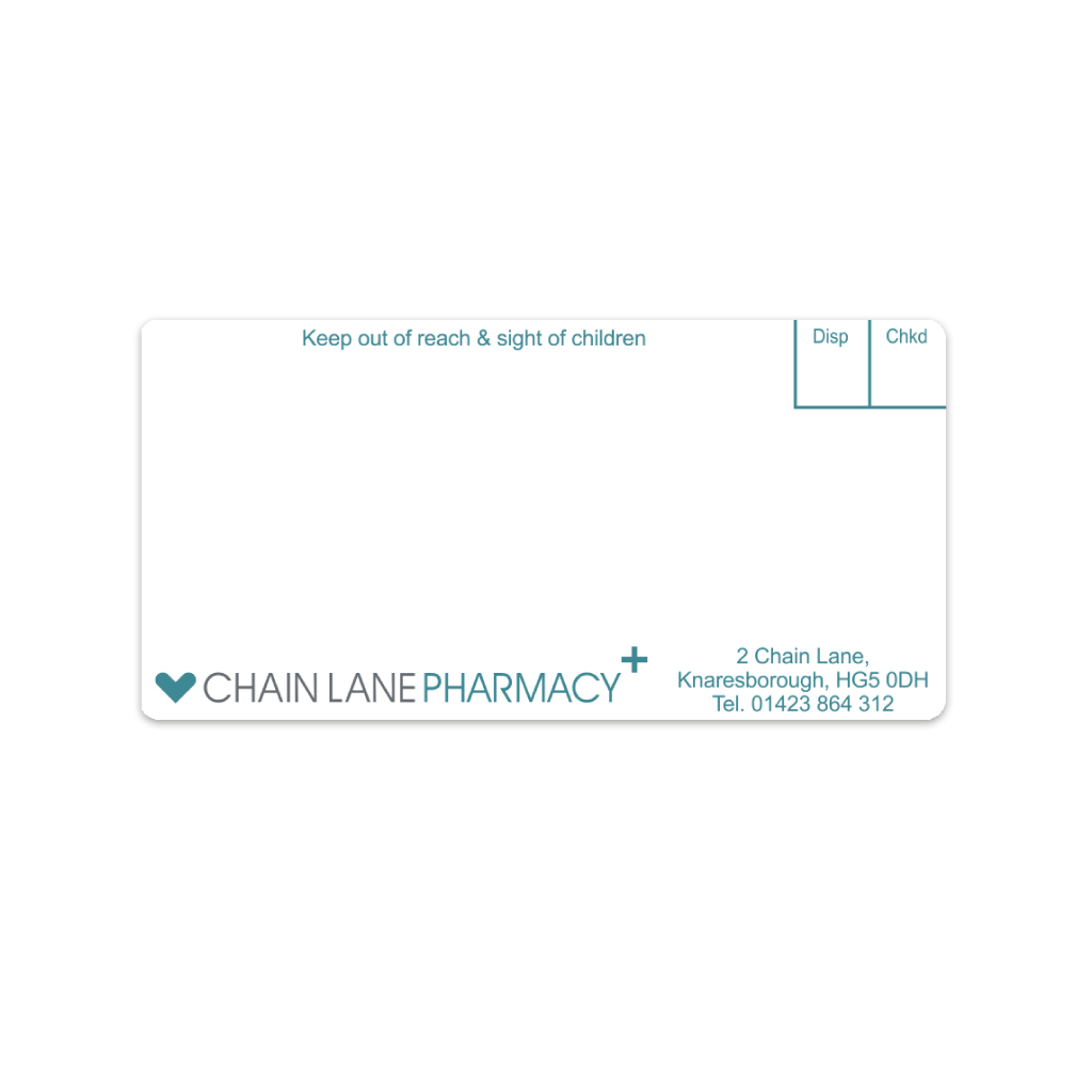 [EMT1757] Ascent Group   Chain Lane Pharmacy Labels 