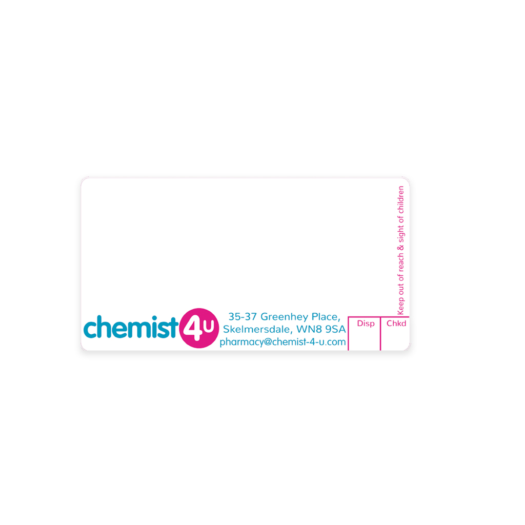 Chemists 4 U Dispensing Labels PERM