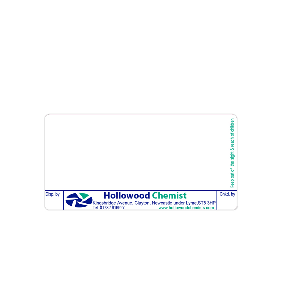 [EMT528] Clayton Pharmacy Labels Hollowood