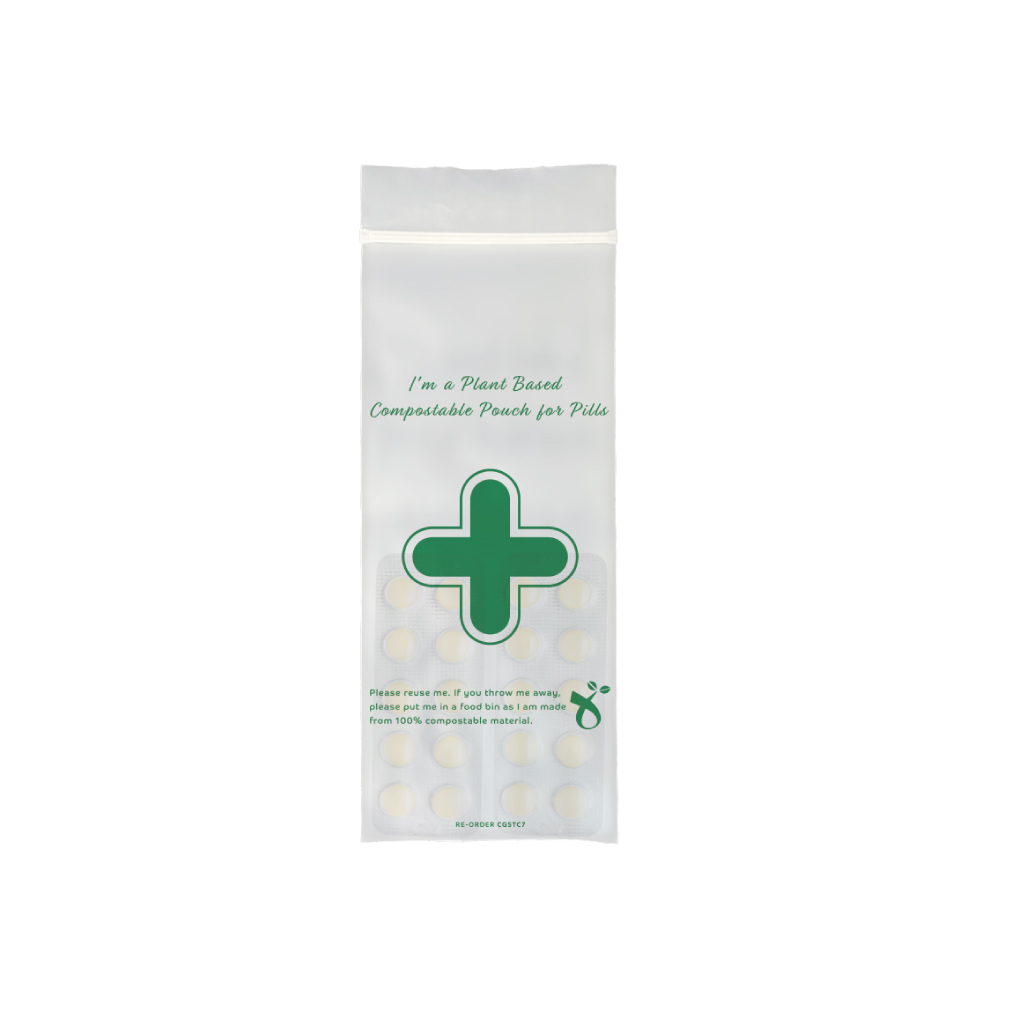 TC7 Compostable Pouch For Pills 