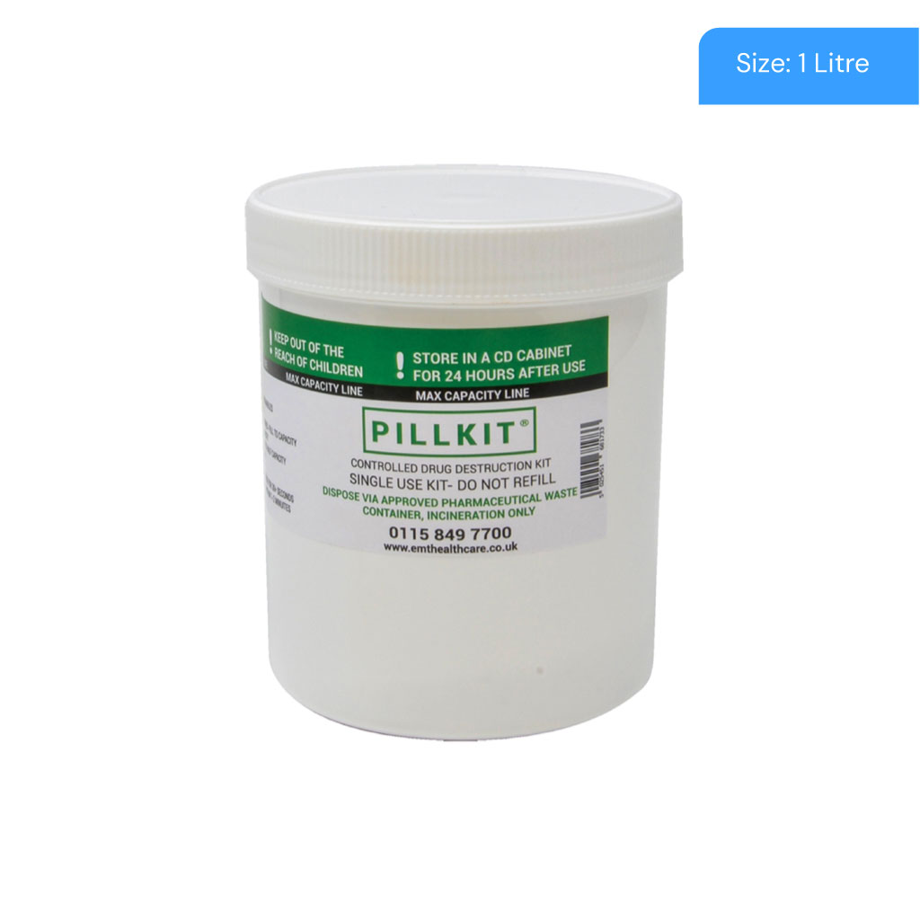 [PILL1000] 1 Litre Controlled Drug Destruction Kit